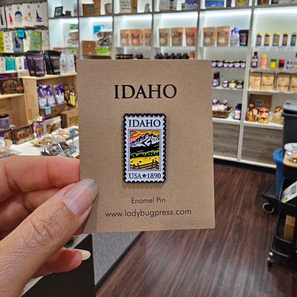 Idaho Stamp Enamel Pin