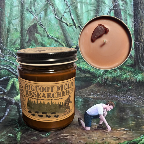 Bigfoot Field Researcher 10oz Candle