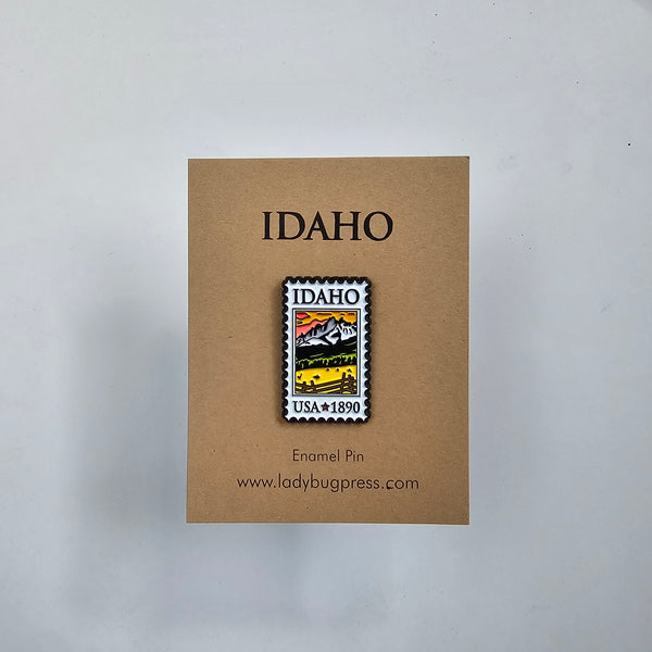 Idaho Stamp Enamel Pin