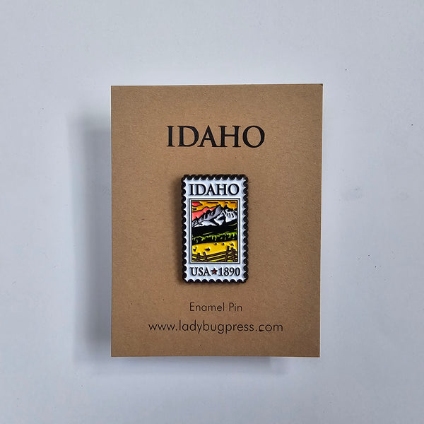 Idaho Stamp Enamel Pin