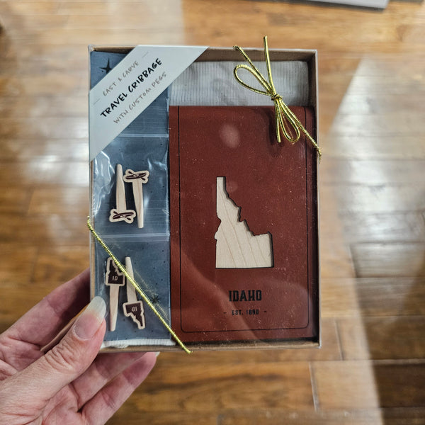 Idaho Folding Travel Cribbage Board