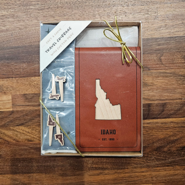 Idaho Folding Travel Cribbage Board