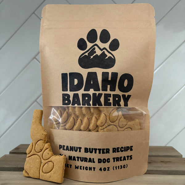 Idaho Shaped Peanut Butter Biscuits by Idaho Barkery