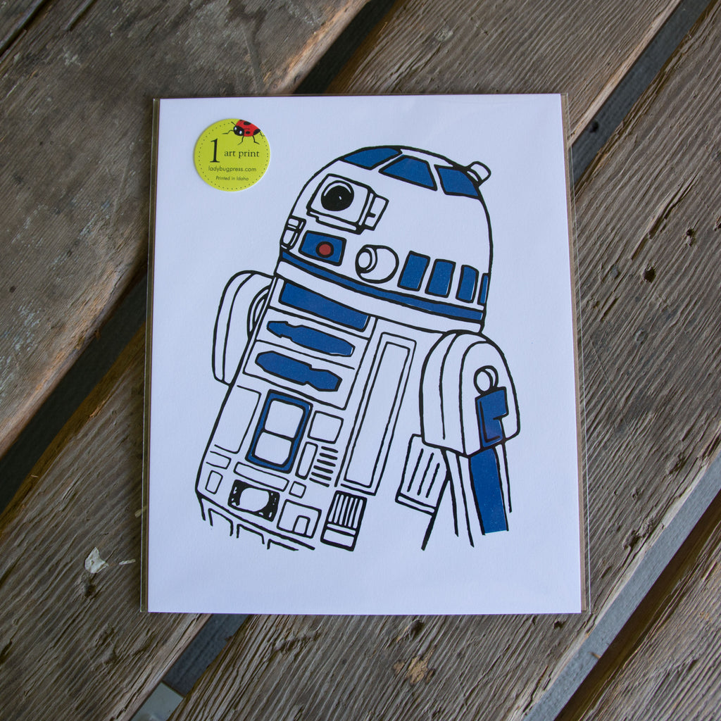 R2D2 Droid Art Print