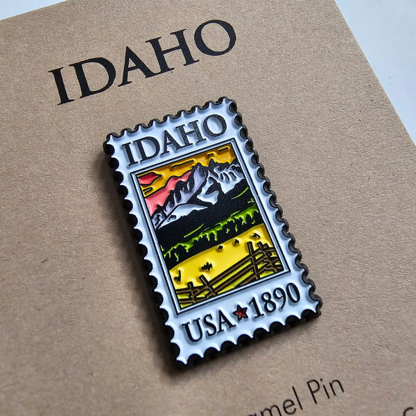 Idaho Stamp Enamel Pin