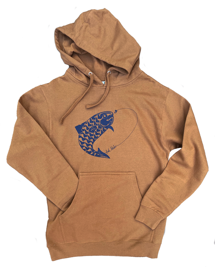 Fish Pullover Hoodie, BANANA ink