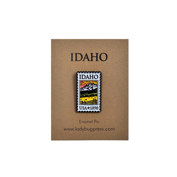 Idaho Stamp Enamel Pin