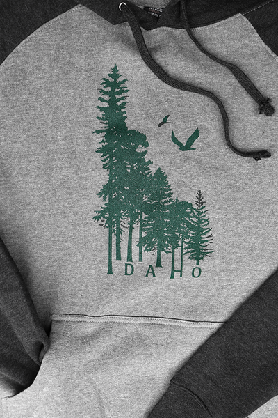 Idaho Wilderness Hoodie, BANANA ink