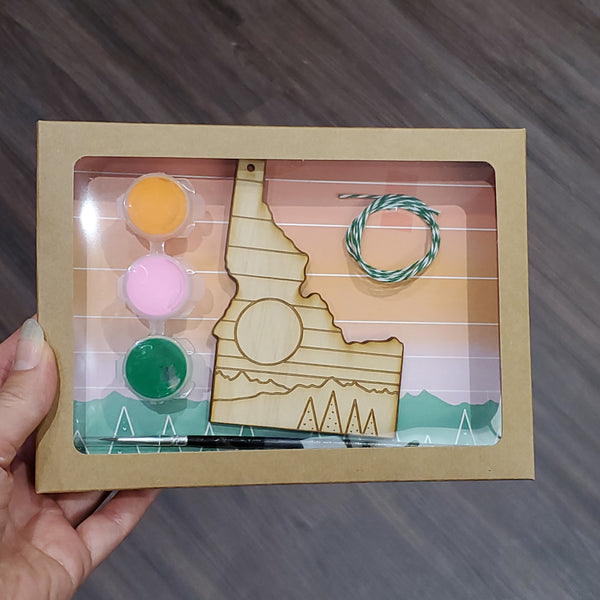 DIY Idaho Ornament Paint Kit
