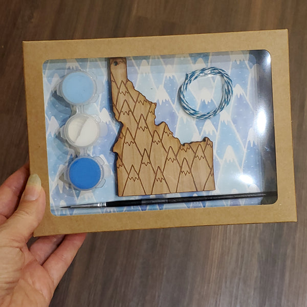DIY Idaho Ornament Paint Kit