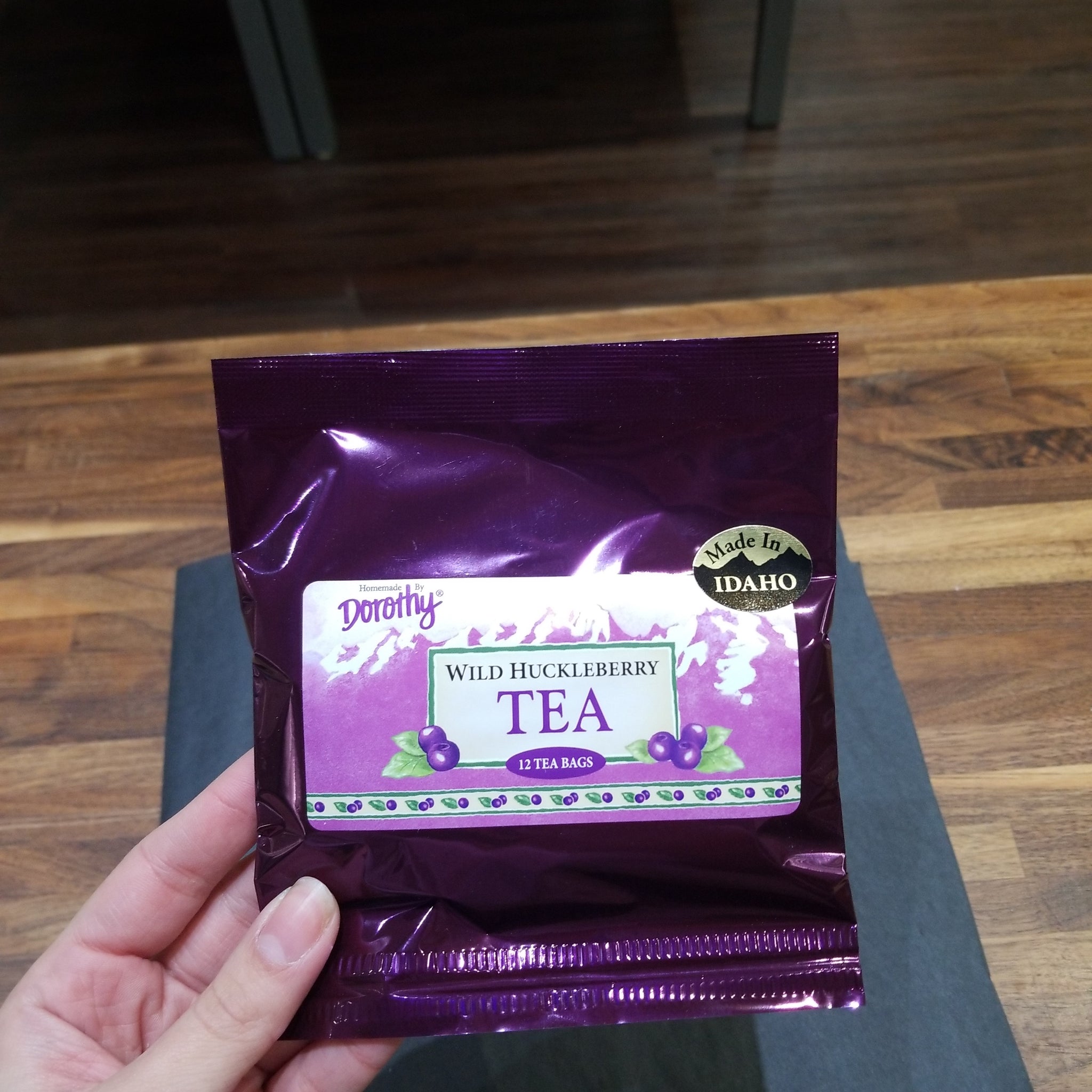 Huckleberry tea 12 tea bags