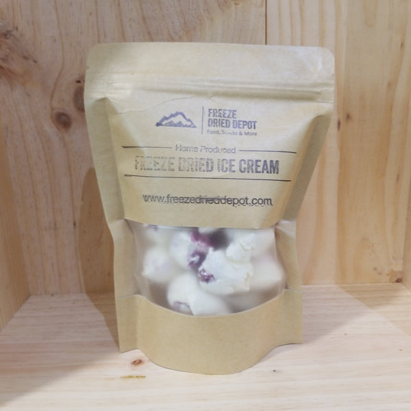 Freeze Dried Mountain Huckleberry Ice Cream