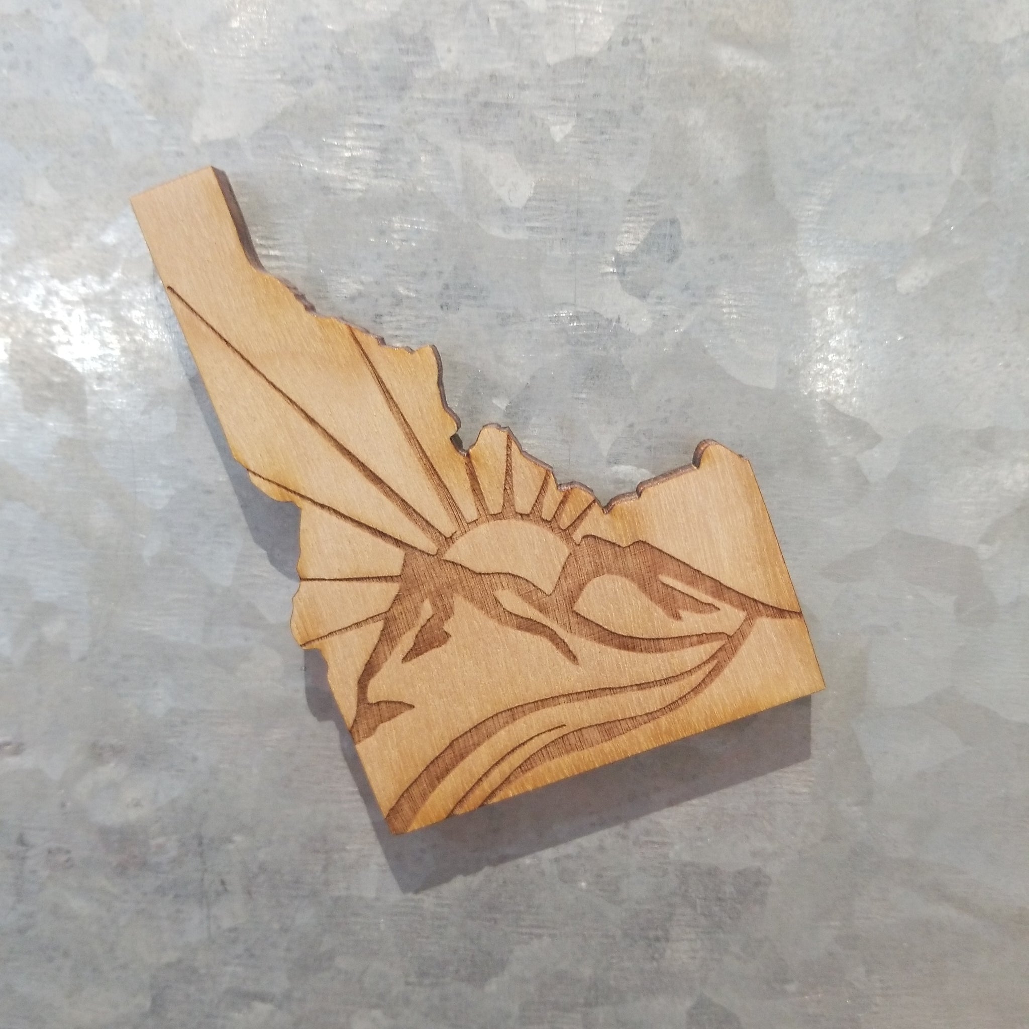 lost little things - wood magnet