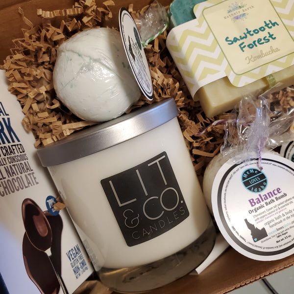 Idaho Spa Box, local gifts Handmade Idaho