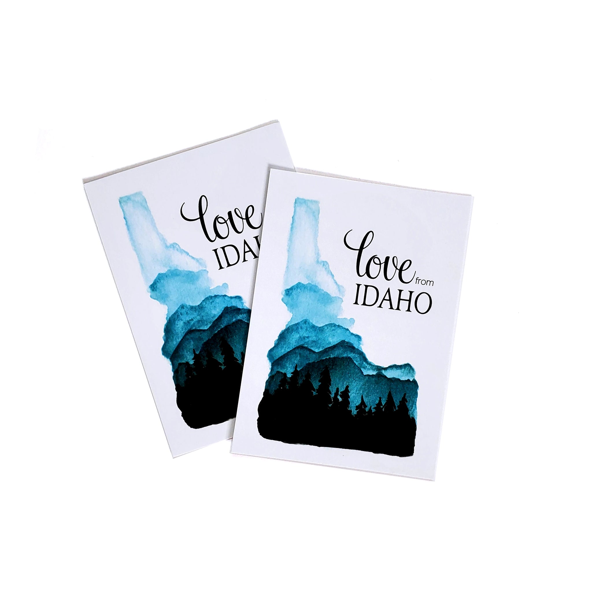 love from Idaho mountains and trees tags, 6 pack gift tags