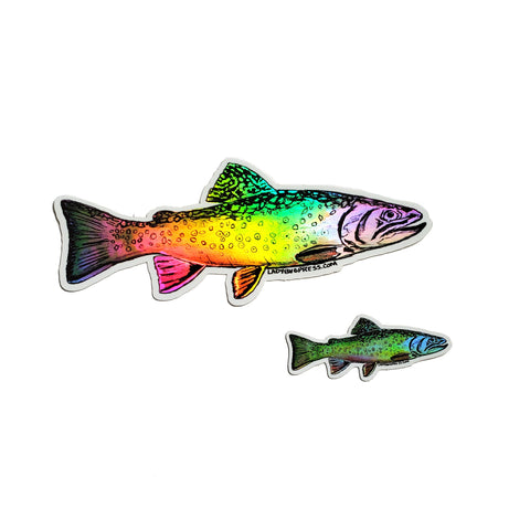 Trout sticker