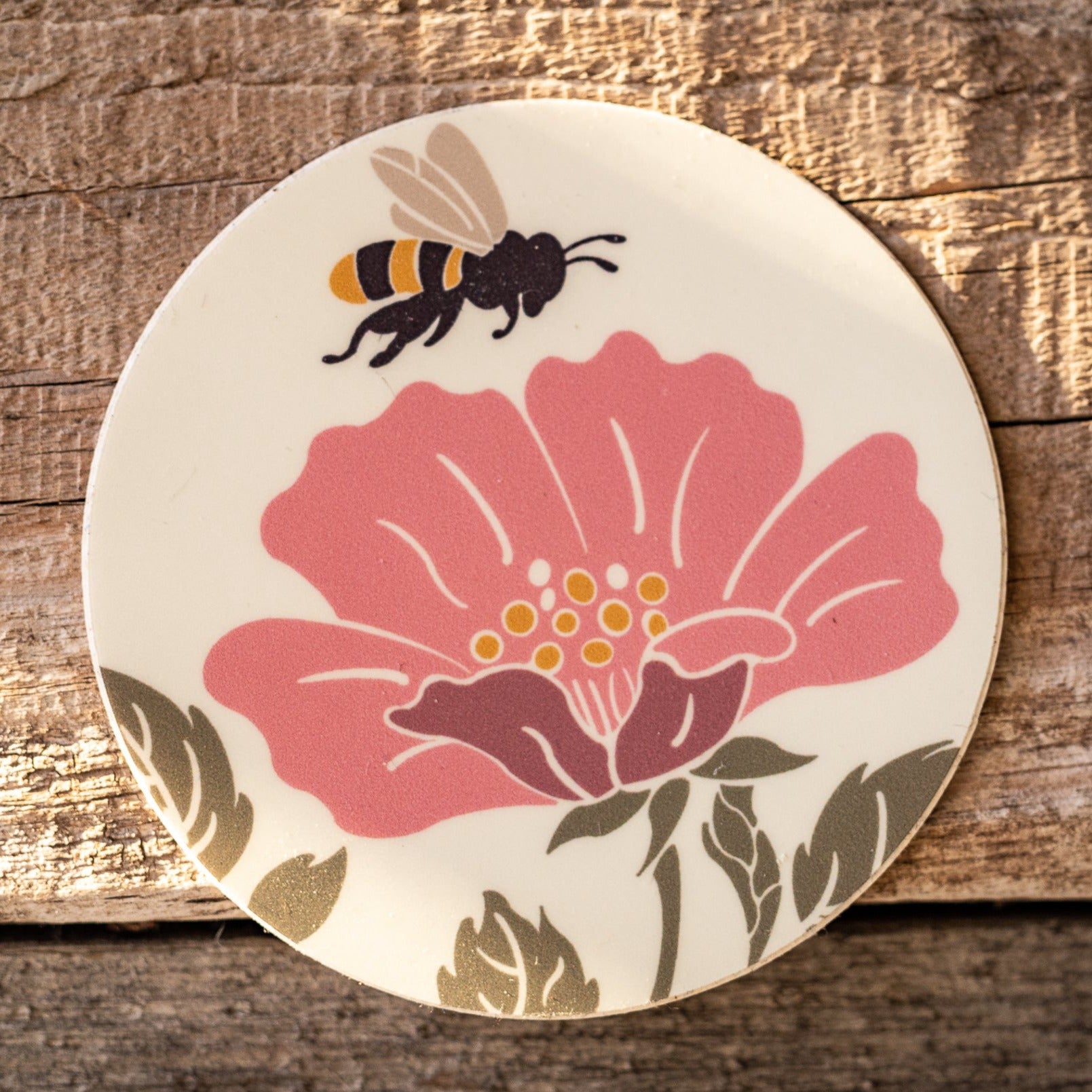 sticker, bee