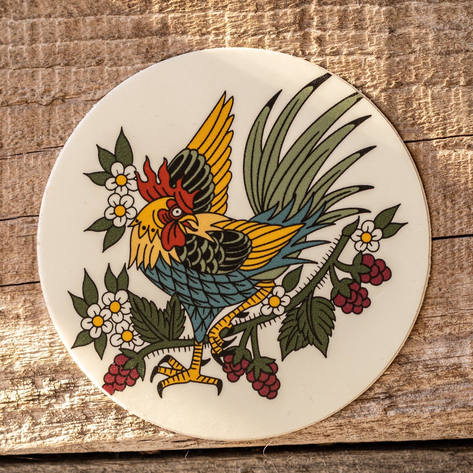 sticker, chicken