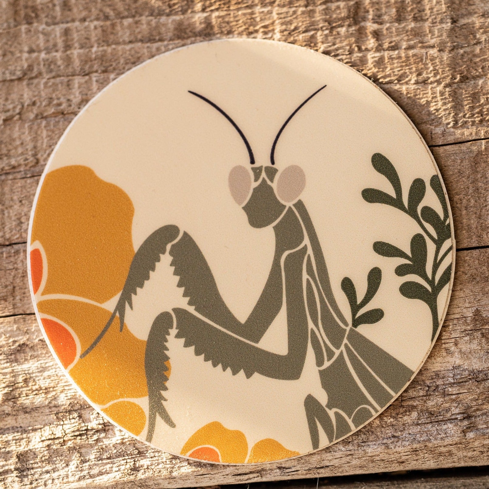 sticker, mantis