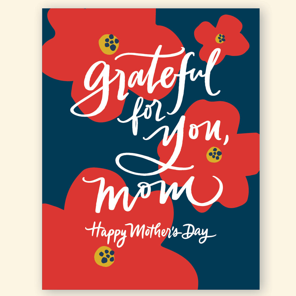 Greeting Card - Grateful for you, Mom