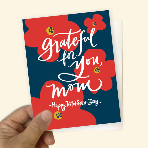 Greeting Card - Grateful for you, Mom