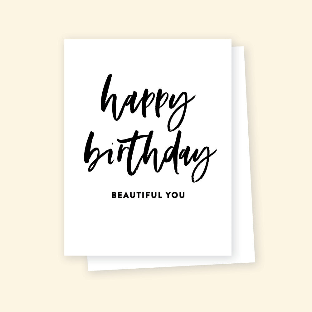 Greeting card - Happy Birthday Beautiful You