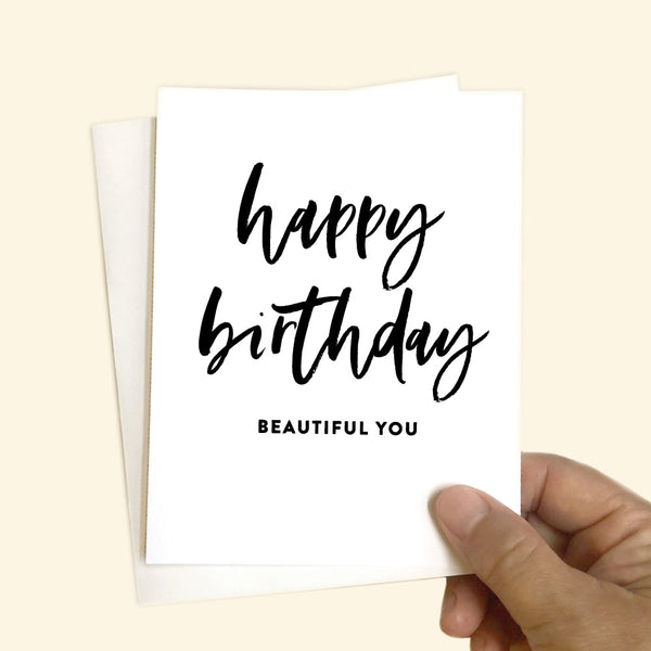 Greeting card - Happy Birthday Beautiful You