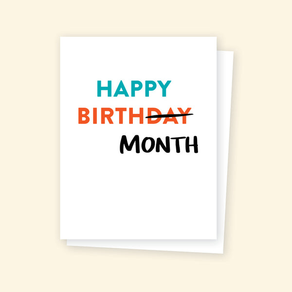 Greeting card - Happy Birth Month