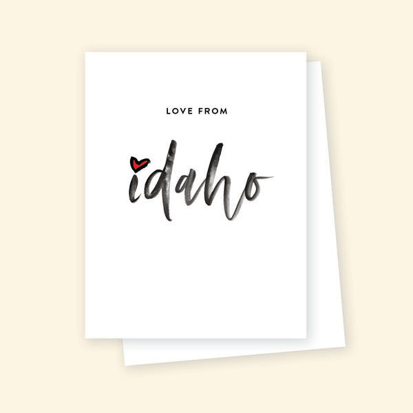 Greeting Card - Love from Idaho