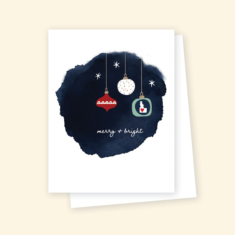 Greeting Card - Merry + Bright