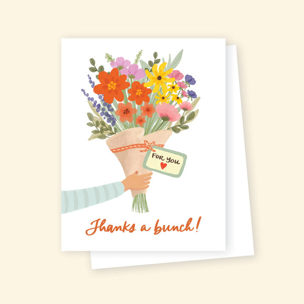 Greeting Card - Thanks a bunch