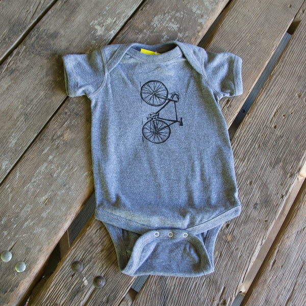 Bike onesie, eco-friendly waterbased inks