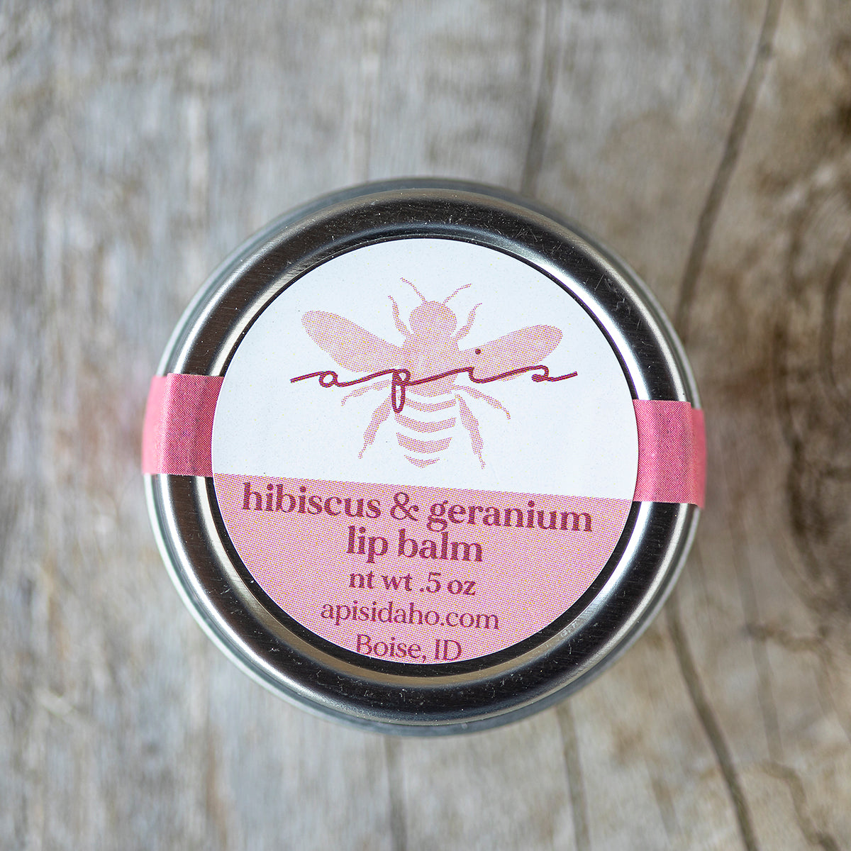 Lip Balm, Hibiscus and Rose Geranium