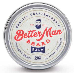 Better Man Beard Balm, Assorted Scents