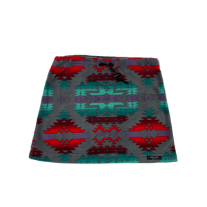 Charcoal Aztec Skirt