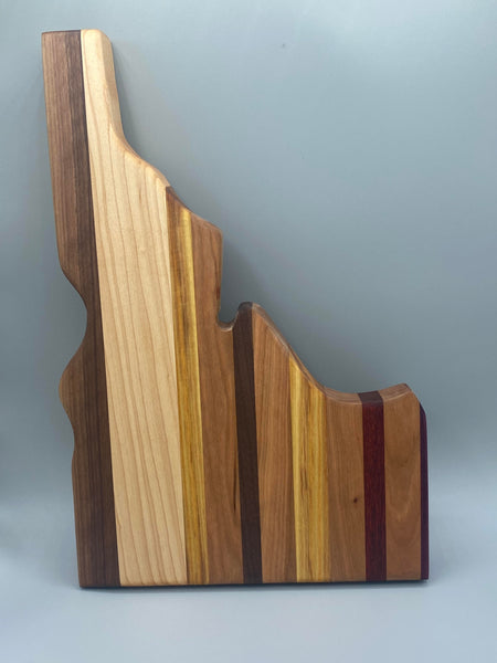 Idaho Shaped 9" X 15" X 1.25" Exotic Hardwood Cutting Board