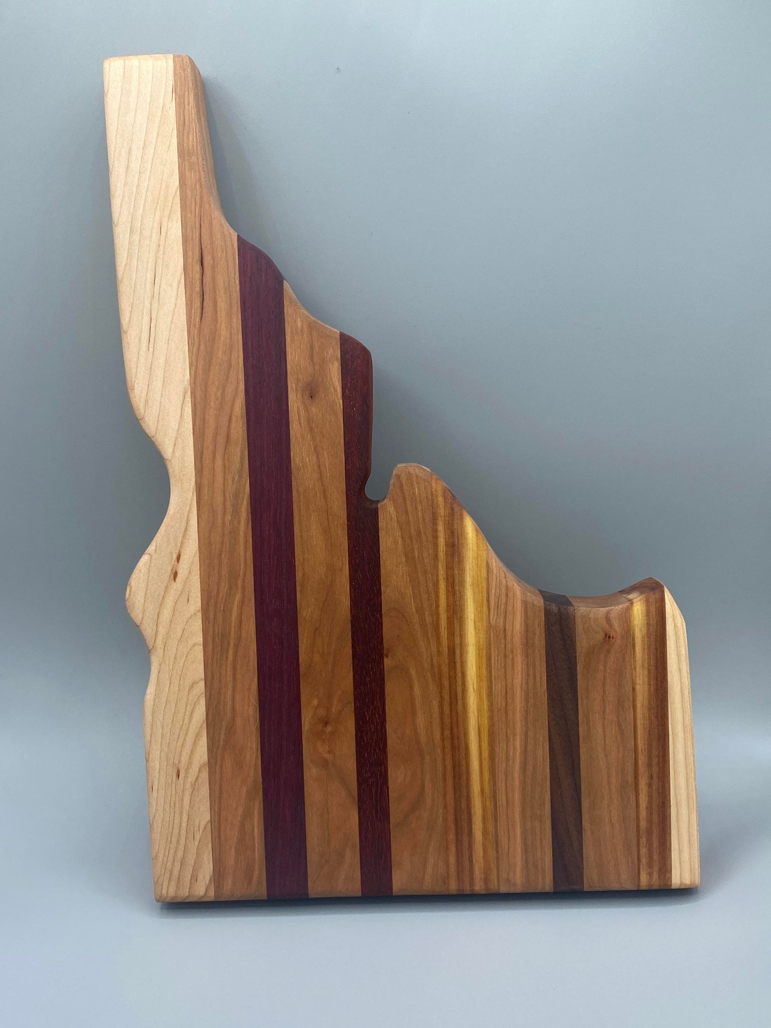 Exotic Hardwood Cutting Board - Idaho Shaped 9" X 15" X 1.25"