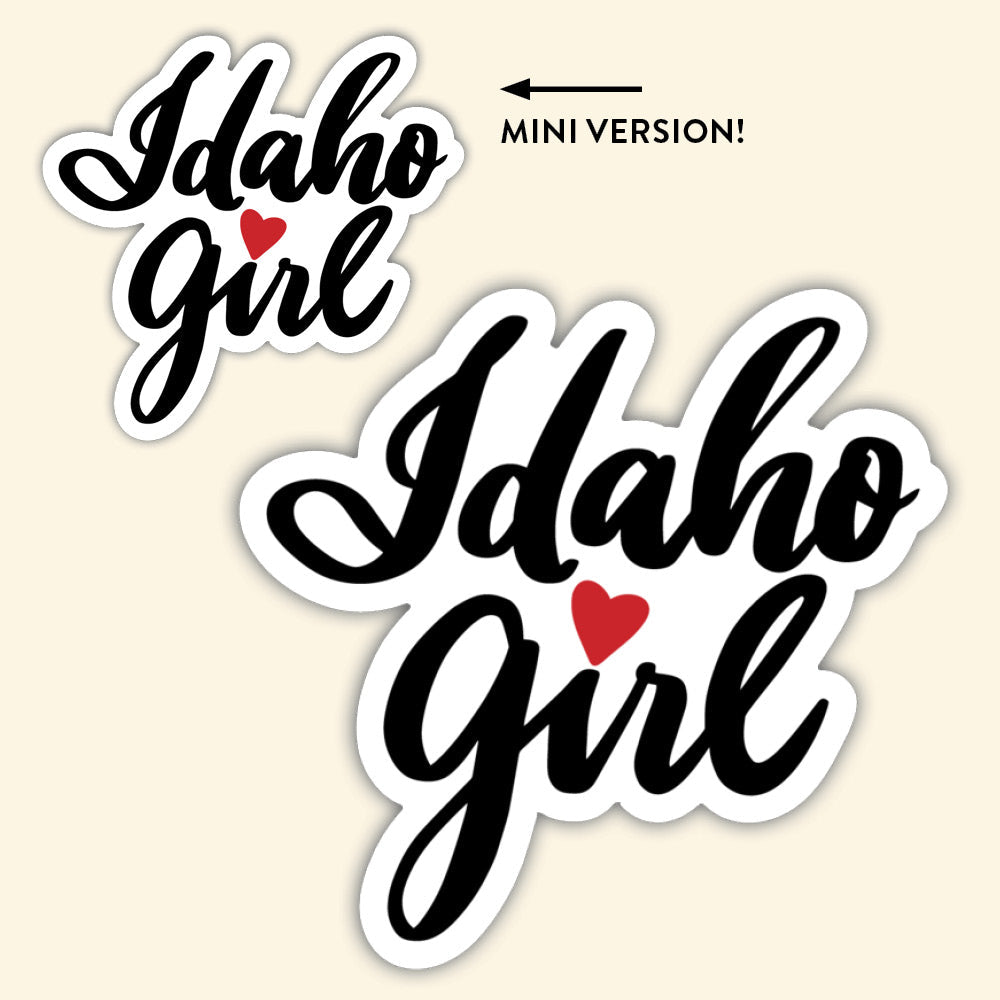 Sticker - Mini Idaho Girl