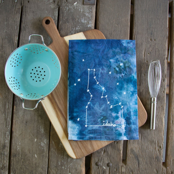 Dyed Idaho Constellation Tea Towel