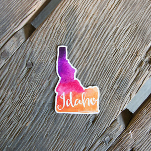 Idaho watercolor magnet