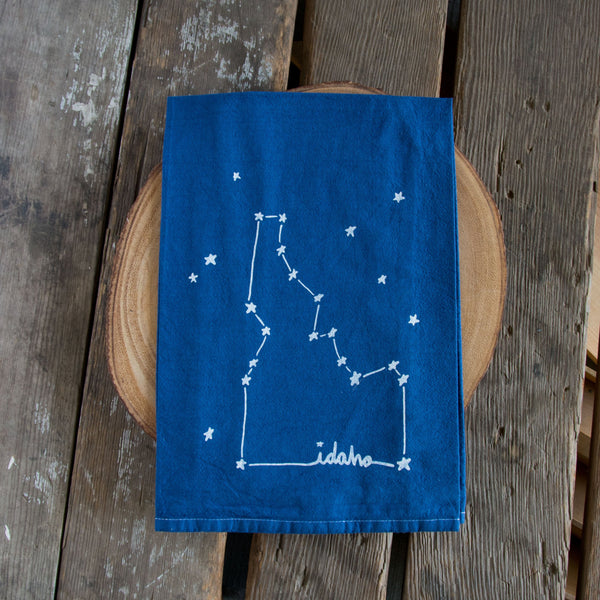 Dyed Idaho Constellation Tea Towel