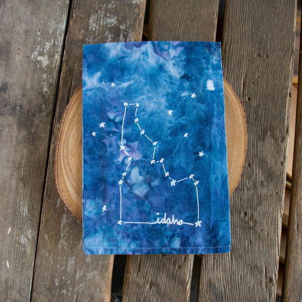 Dyed Idaho Constellation Tea Towel