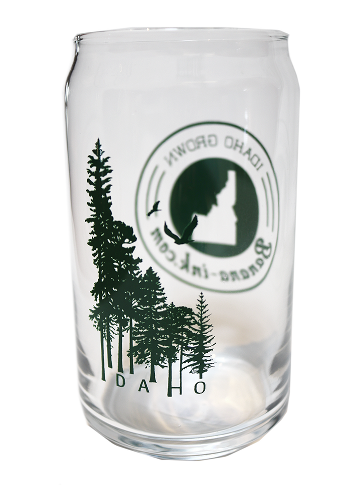 BANANA ink Idaho Wilderness Can Glass