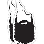 Idaho Beard Large Sticker