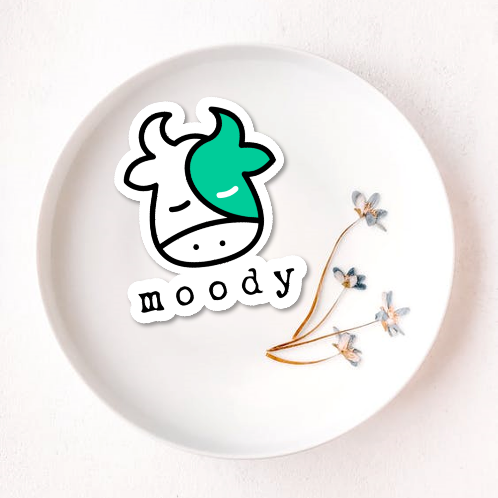 Moody Sticker