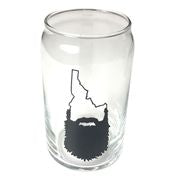 Idaho Beard Beer Can Glass