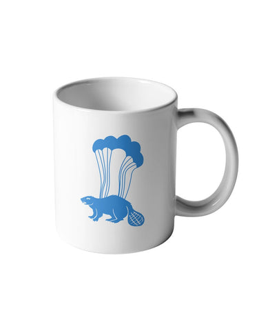 Parachuting Beaver Mug