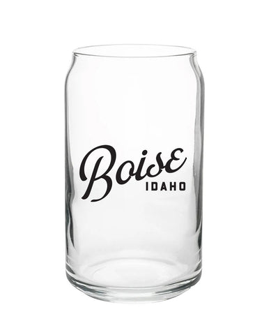 Boise, Idaho Beer Can Glass