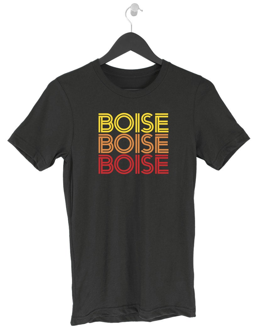 BoiseBoiseBoise Charcoal Unisex Tee