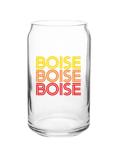 BoiseBoiseBoise Beer Can Glass